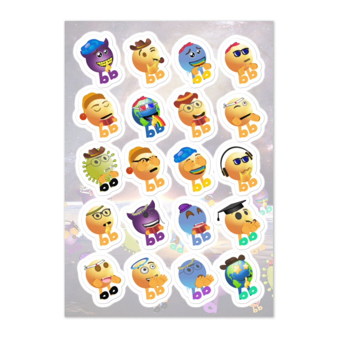 Megabb Buddy Stickers - Emojibb