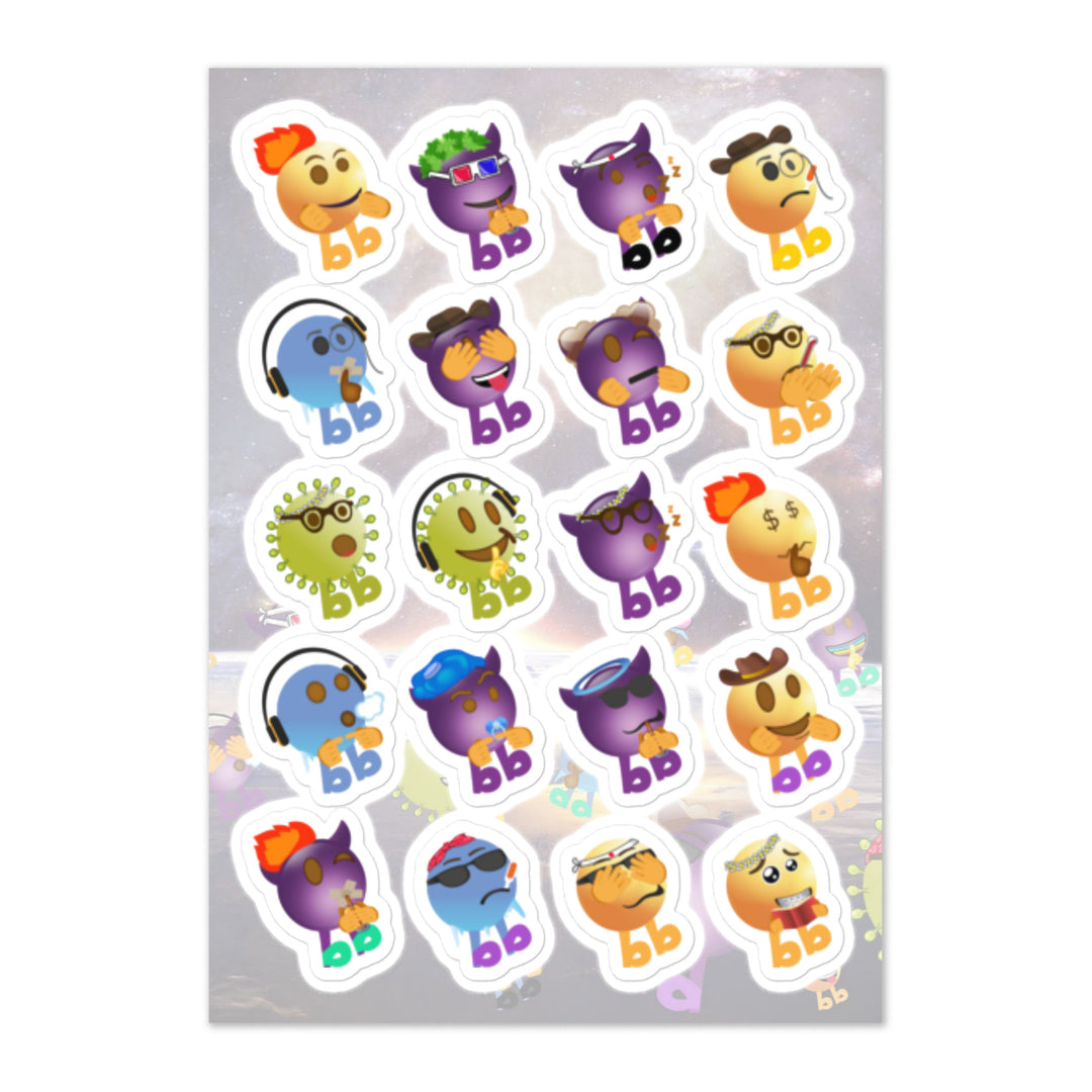 Megabb Buddy Stickers - Emojibb