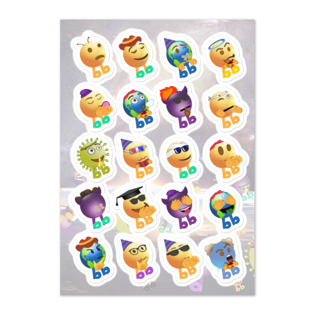 Megabb Buddy Stickers - Emojibb