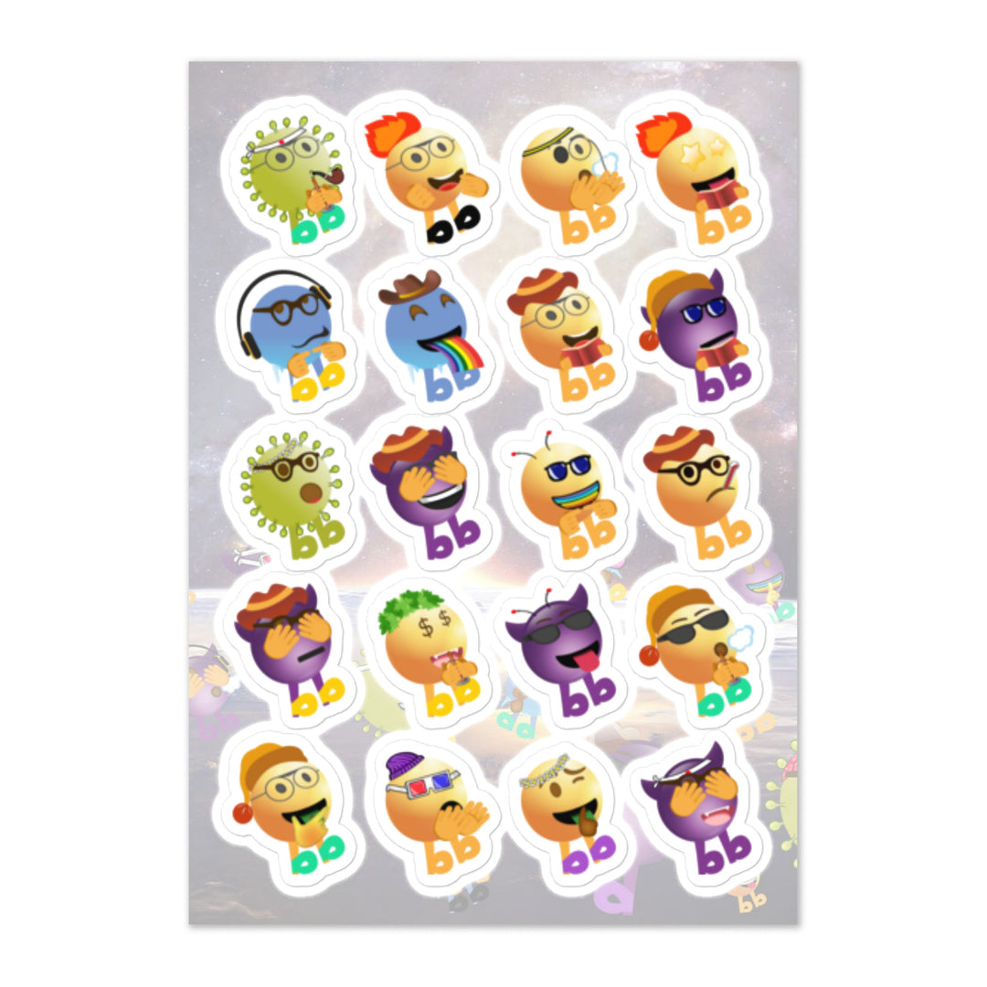 Megabb Buddy Stickers - Emojibb