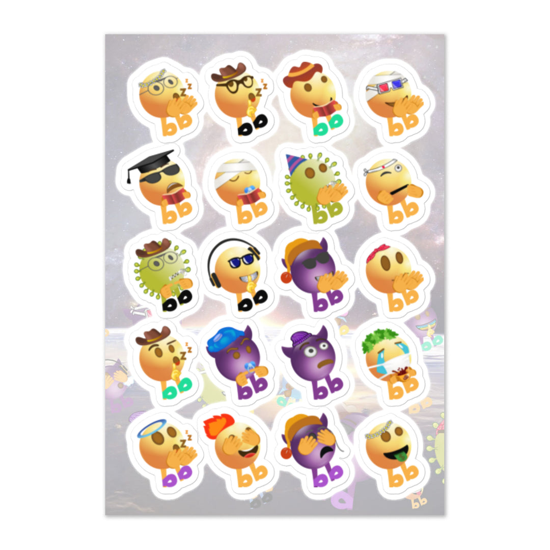 Megabb Buddy Stickers - Emojibb