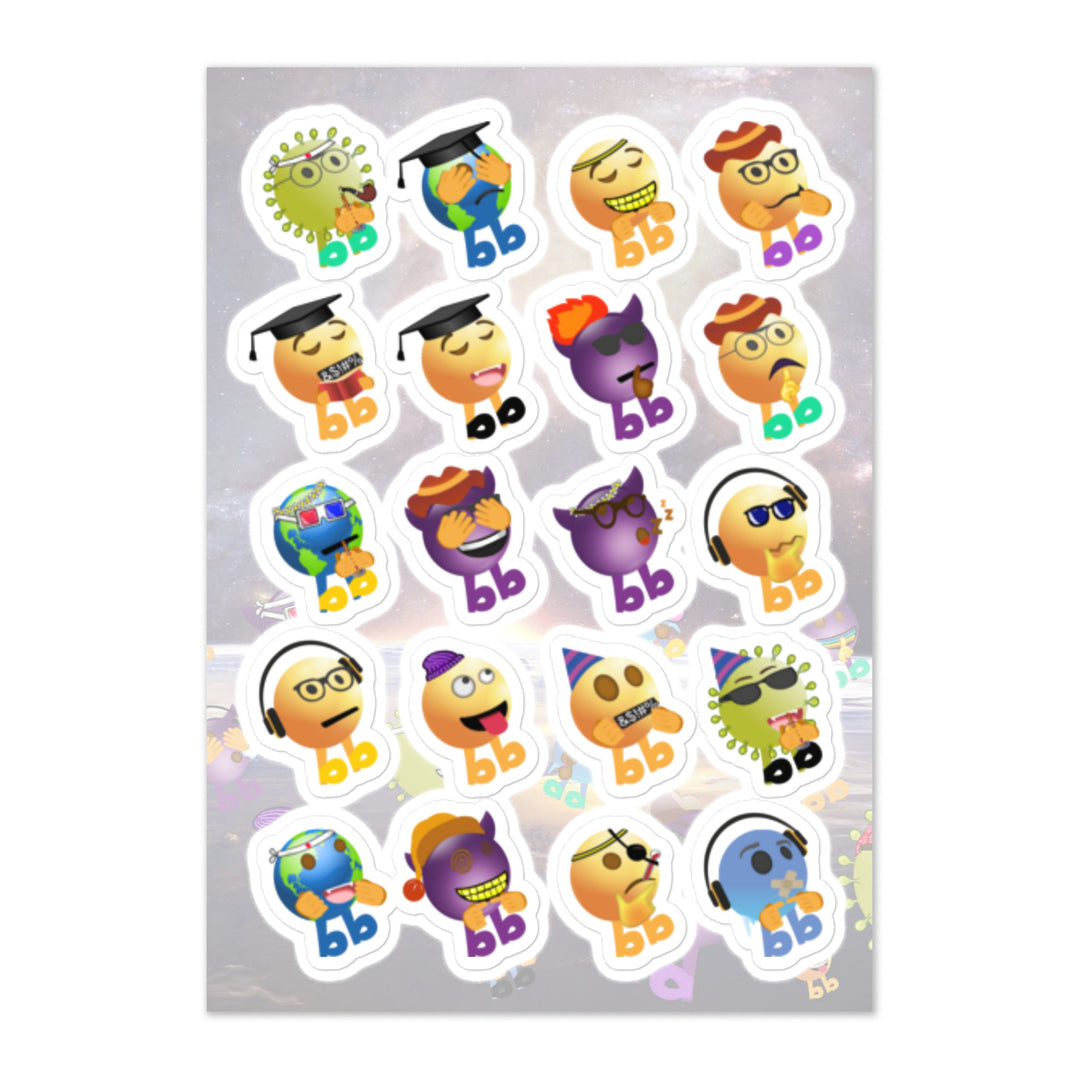 Megabb Buddy Stickers - Emojibb