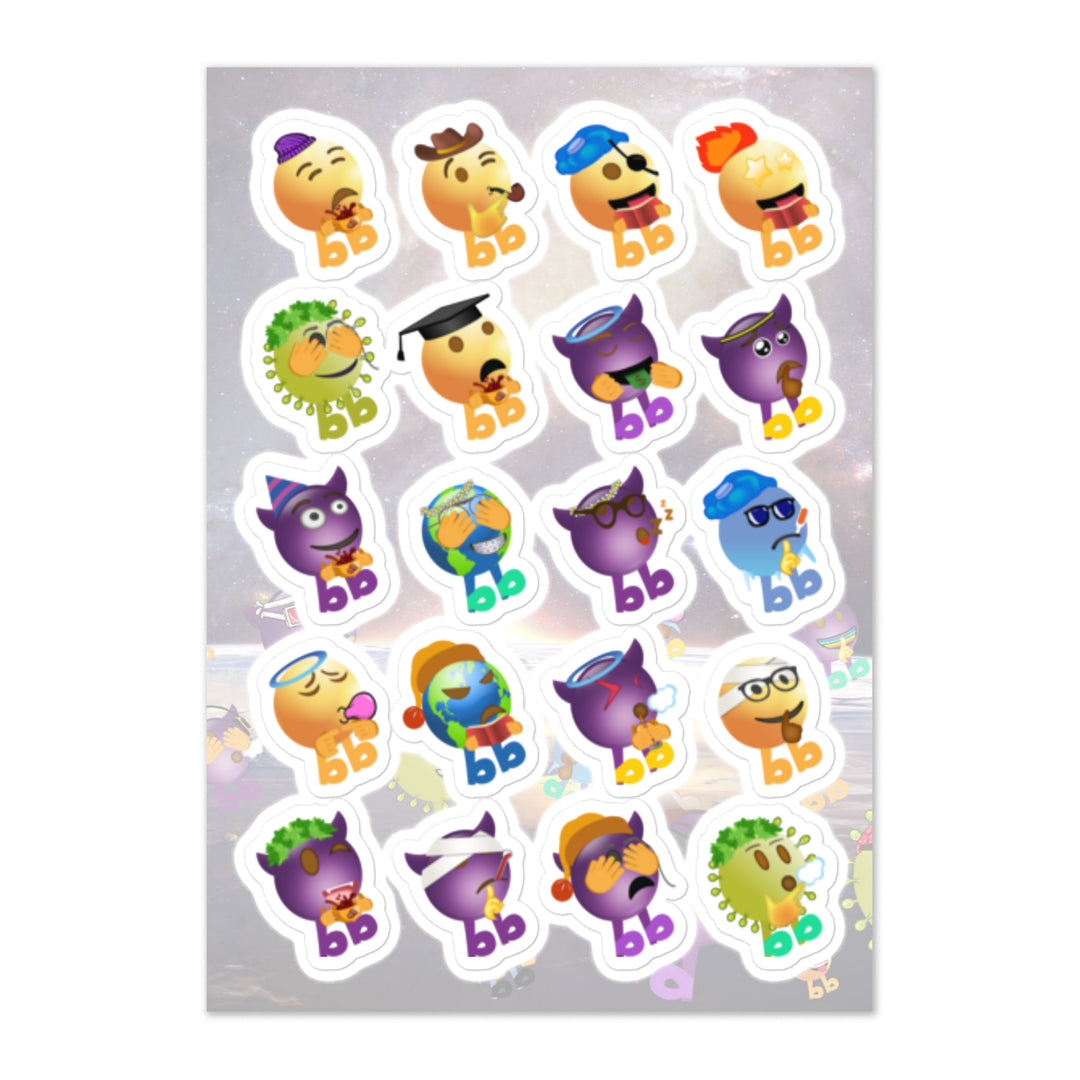 Megabb Buddy Stickers - Emojibb
