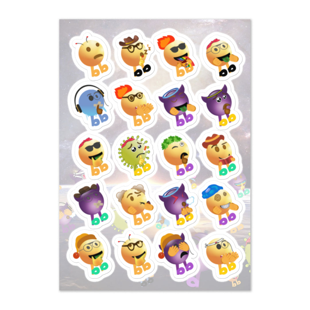 Megabb Buddy Stickers - Emojibb