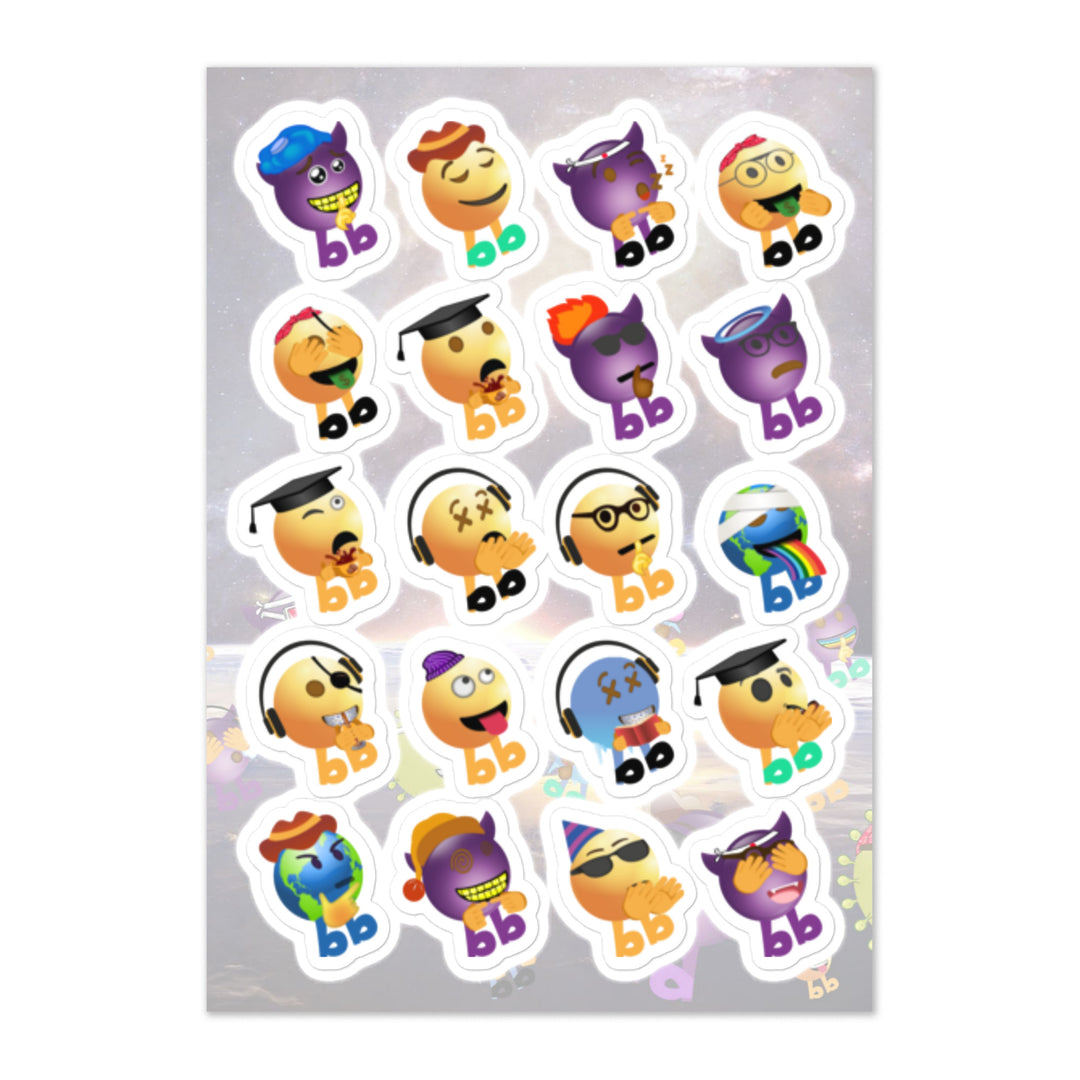 Megabb Buddy Stickers - Emojibb