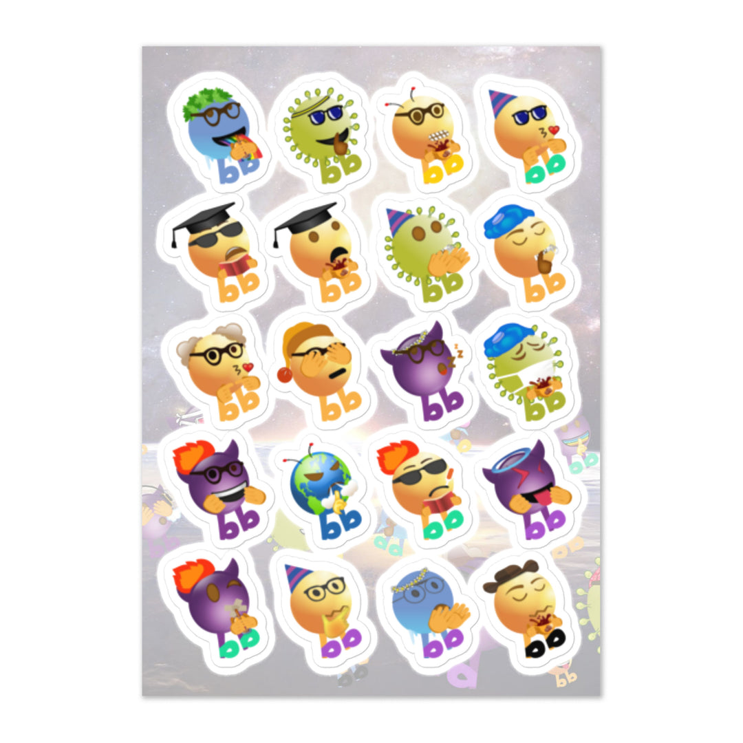Megabb Buddy Stickers - Emojibb