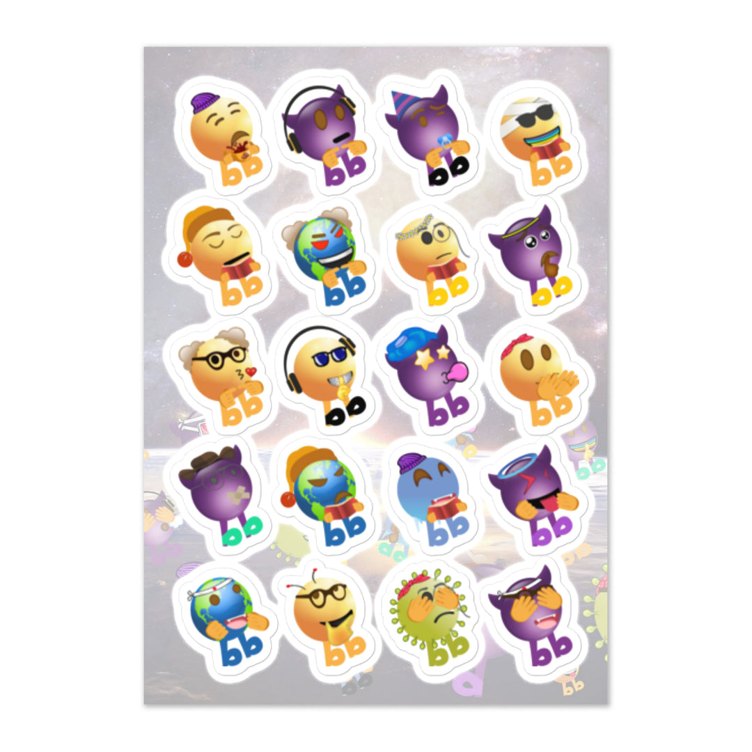 Megabb Buddy Stickers - Emojibb