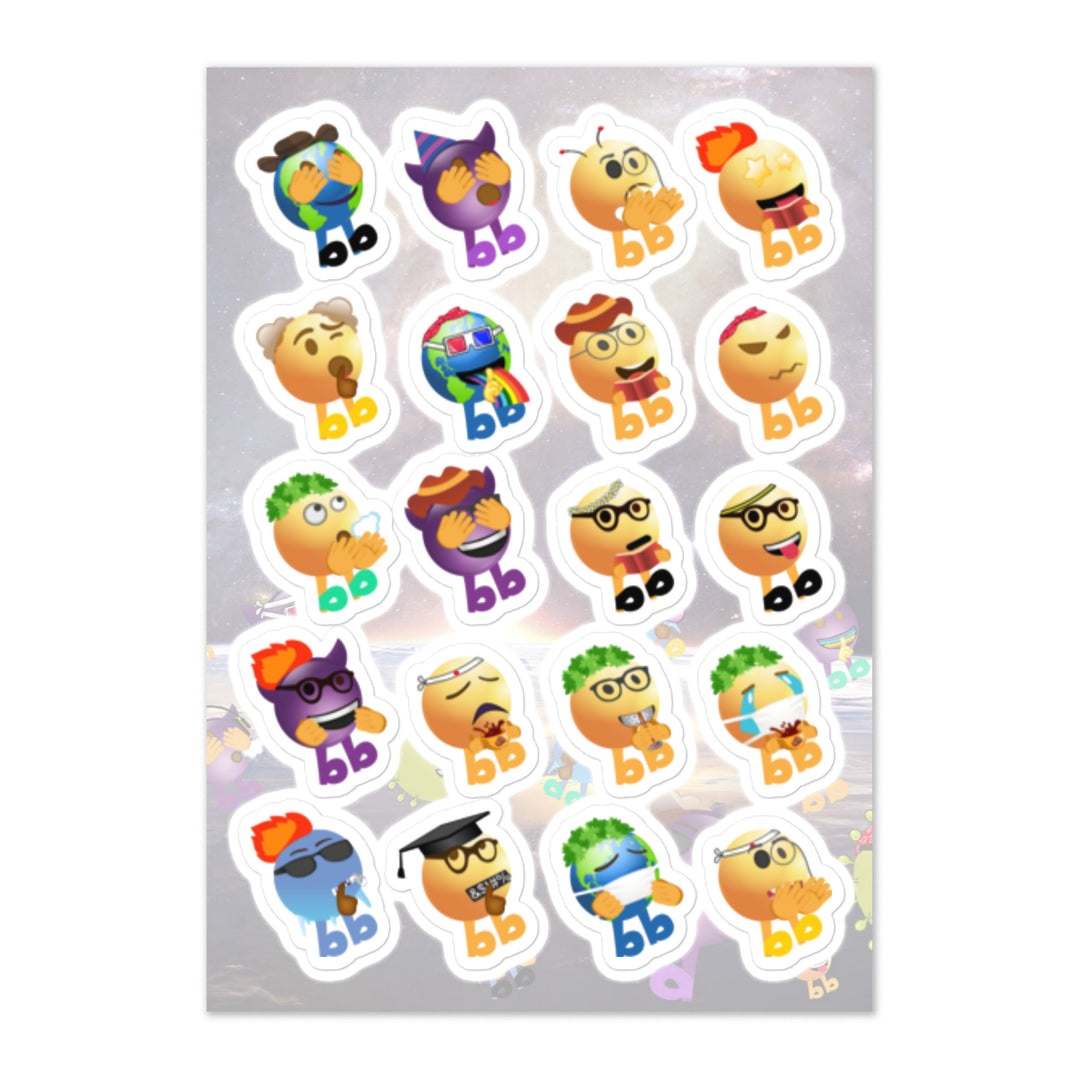 Megabb Buddy Stickers - Emojibb