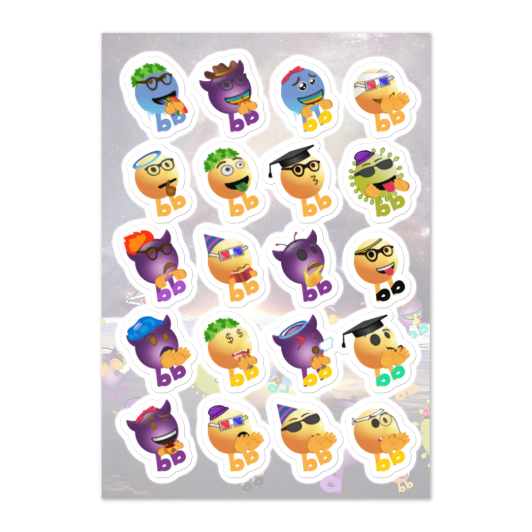 Megabb Buddy Stickers - Emojibb