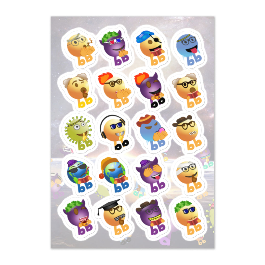 Megabb Buddy Stickers - Emojibb