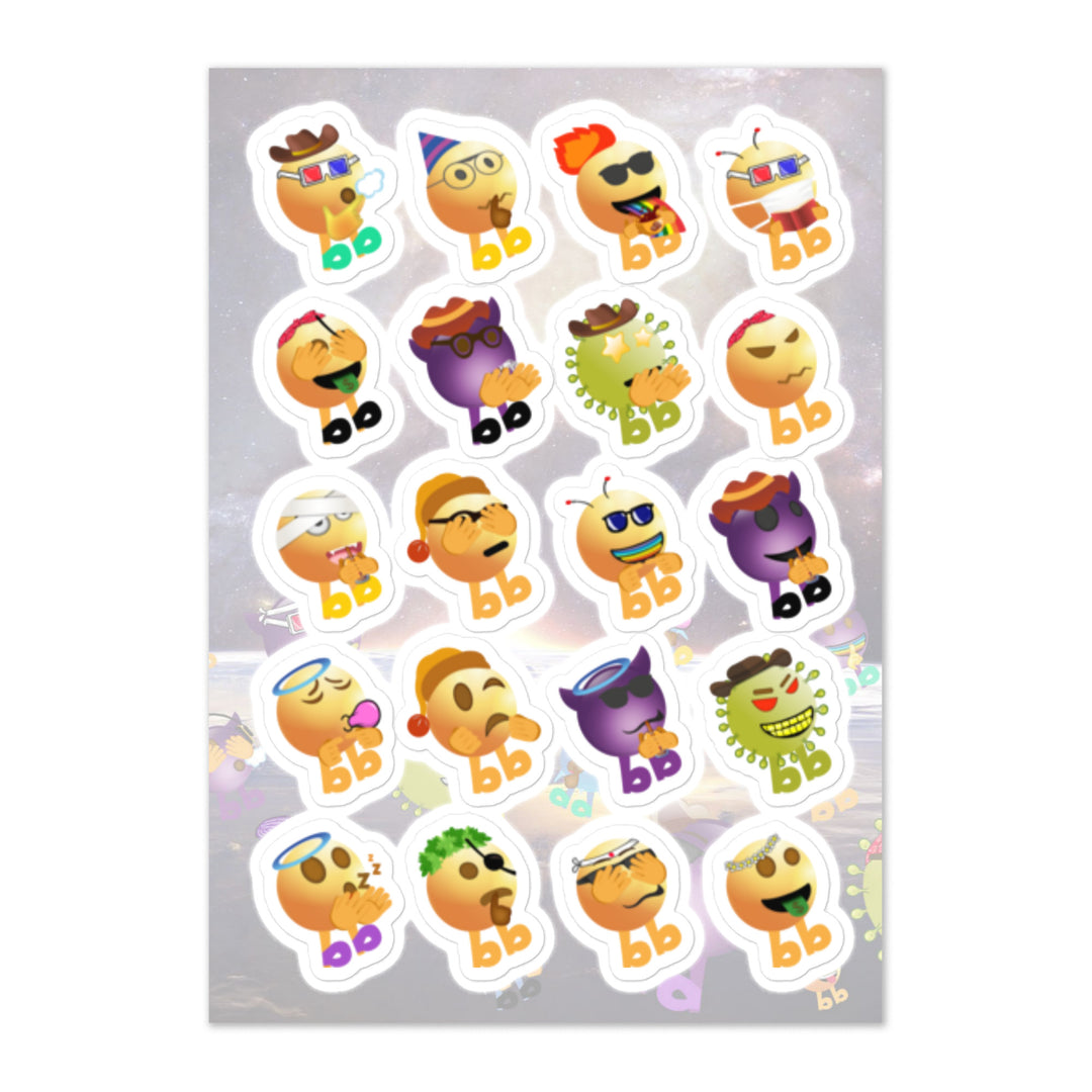 Megabb Buddy Stickers - Emojibb