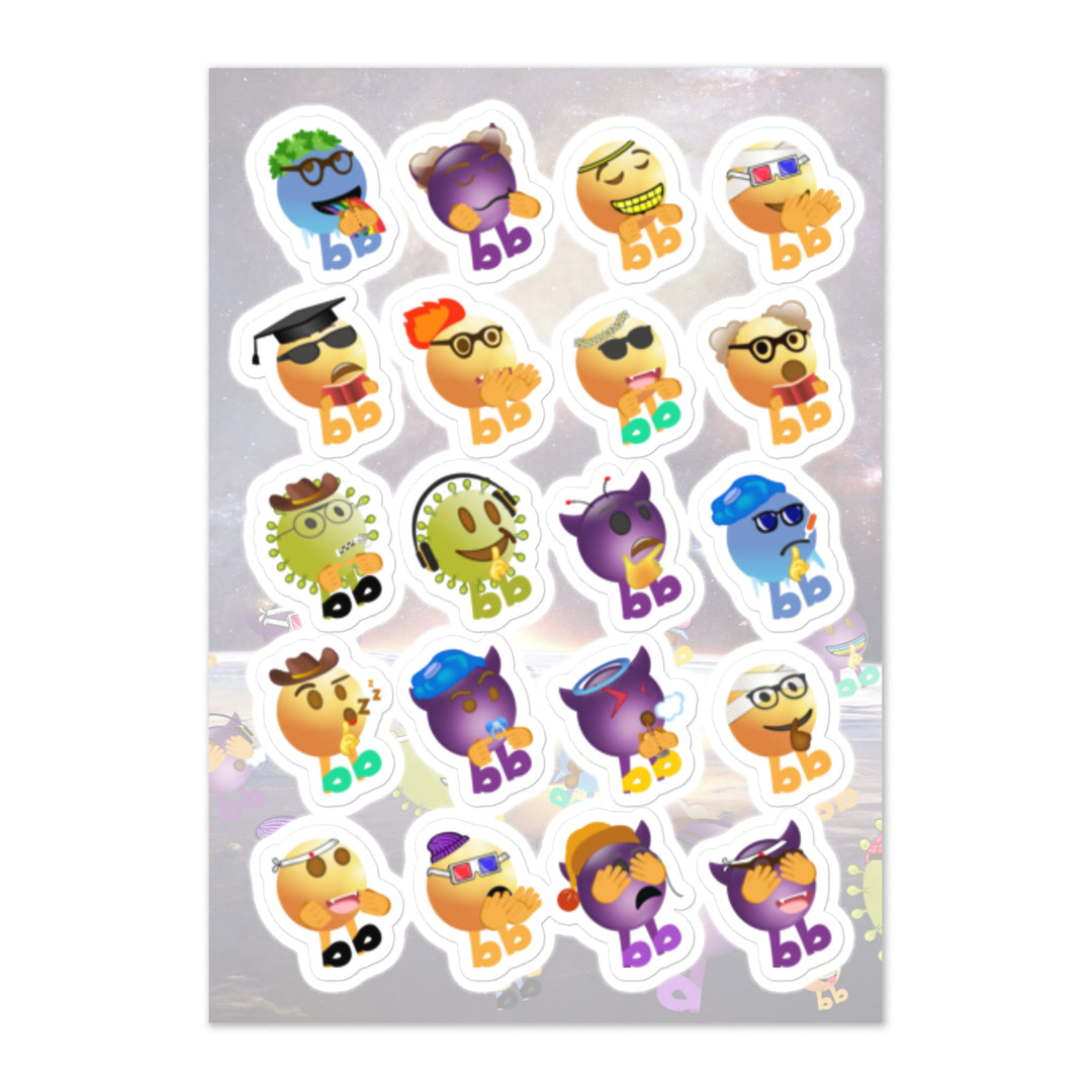 Megabb Buddy Stickers - Emojibb