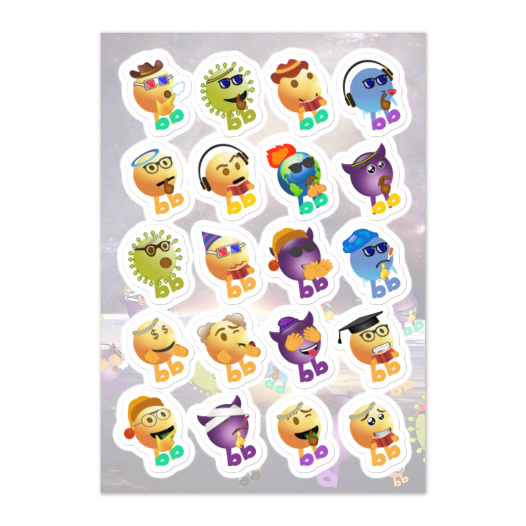 Megabb Buddy Stickers - Emojibb