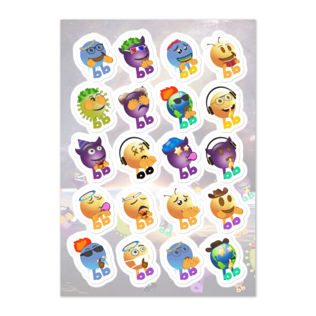 Megabb Buddy Stickers - Emojibb