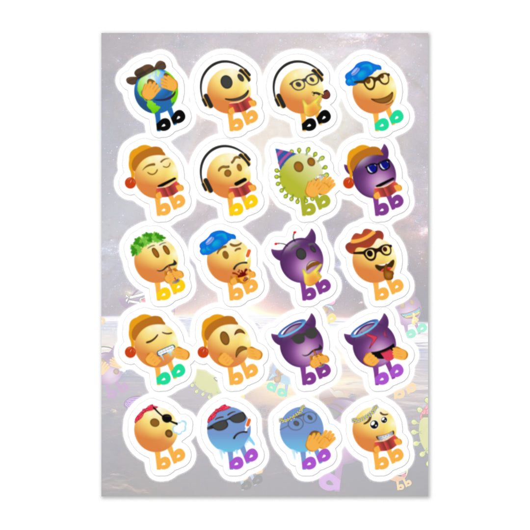 Megabb Buddy Stickers - Emojibb