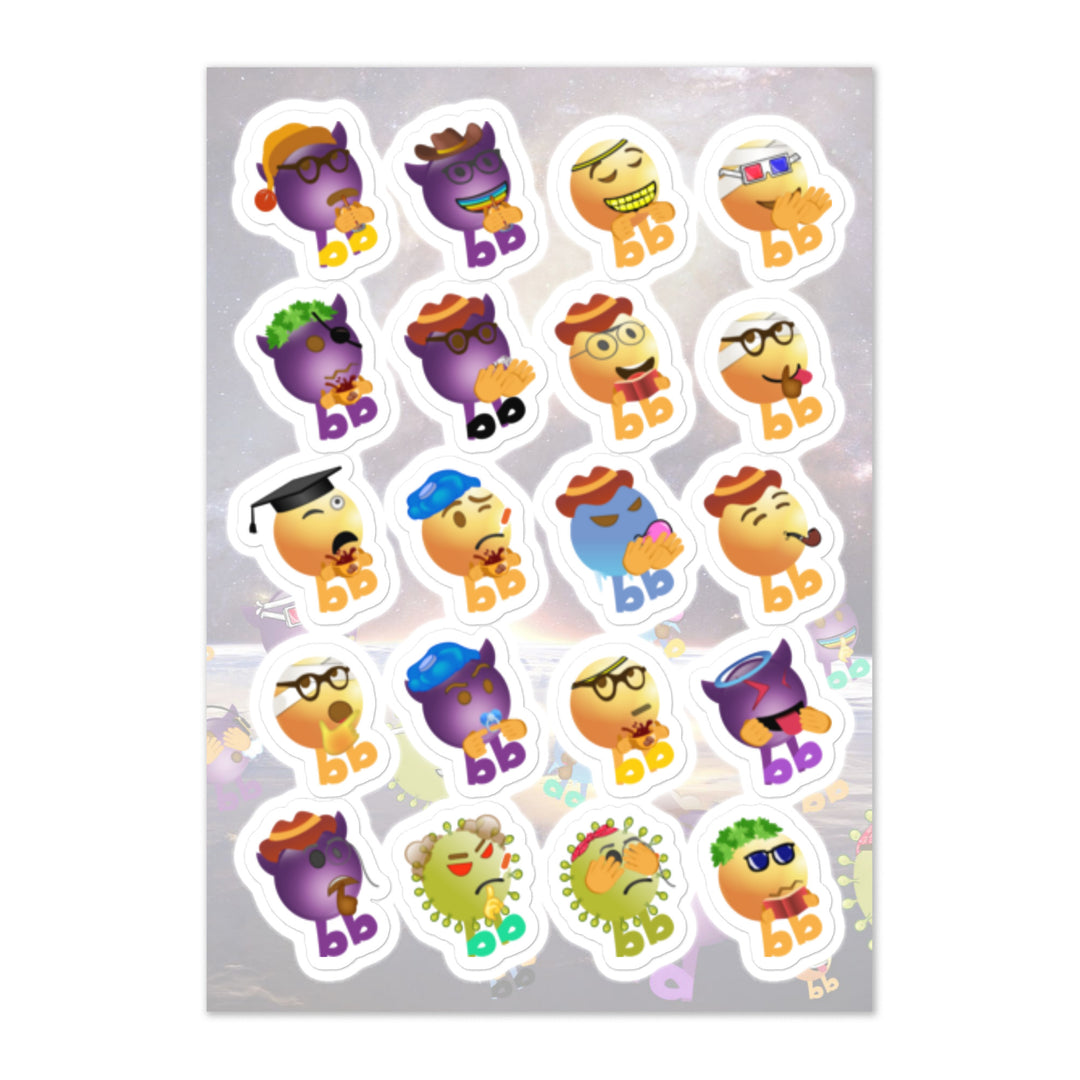 Megabb Buddy Stickers - Emojibb