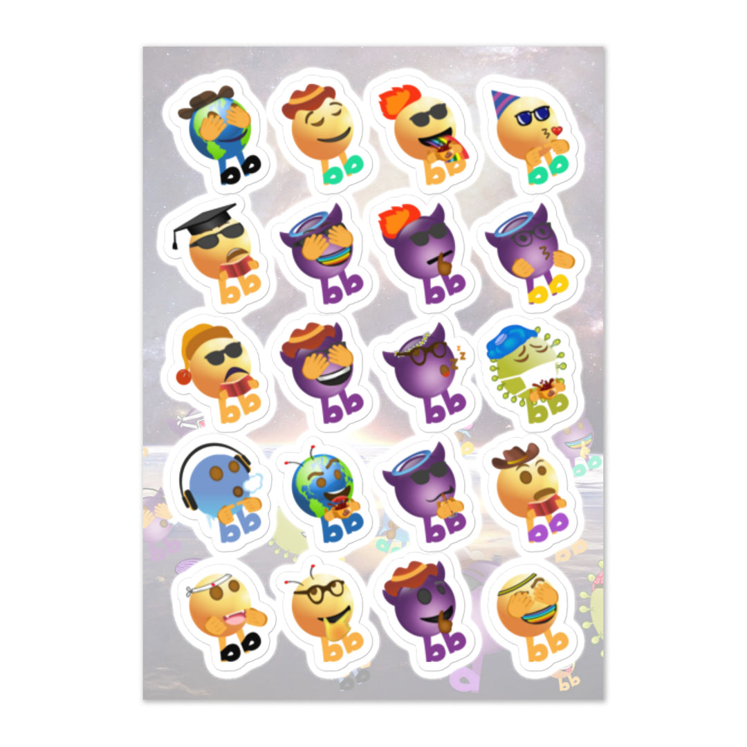 Megabb Buddy Stickers - Emojibb