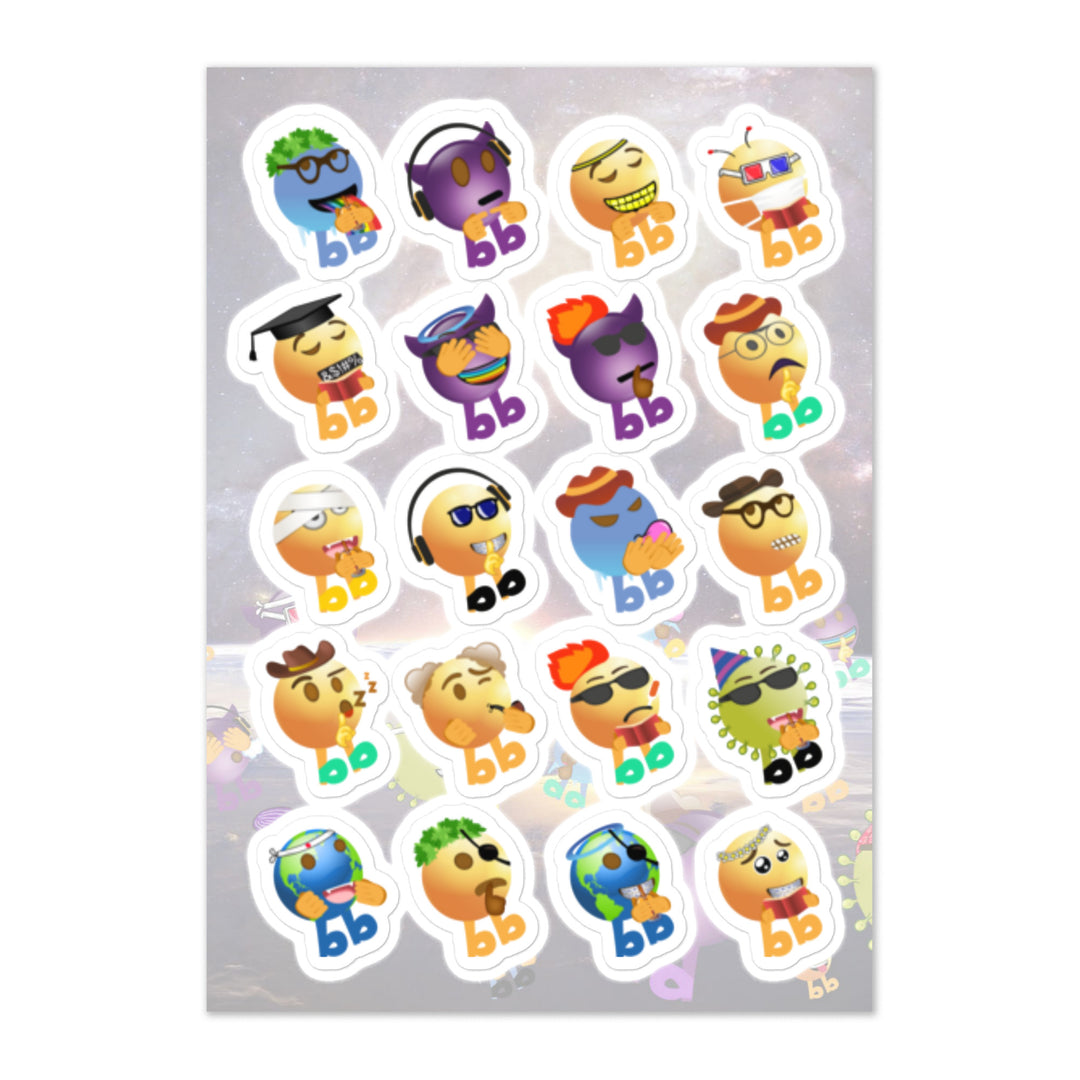 Megabb Buddy Stickers - Emojibb