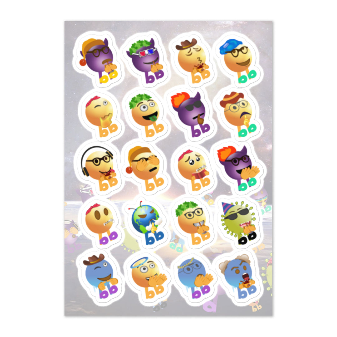 Megabb Buddy Stickers - Emojibb