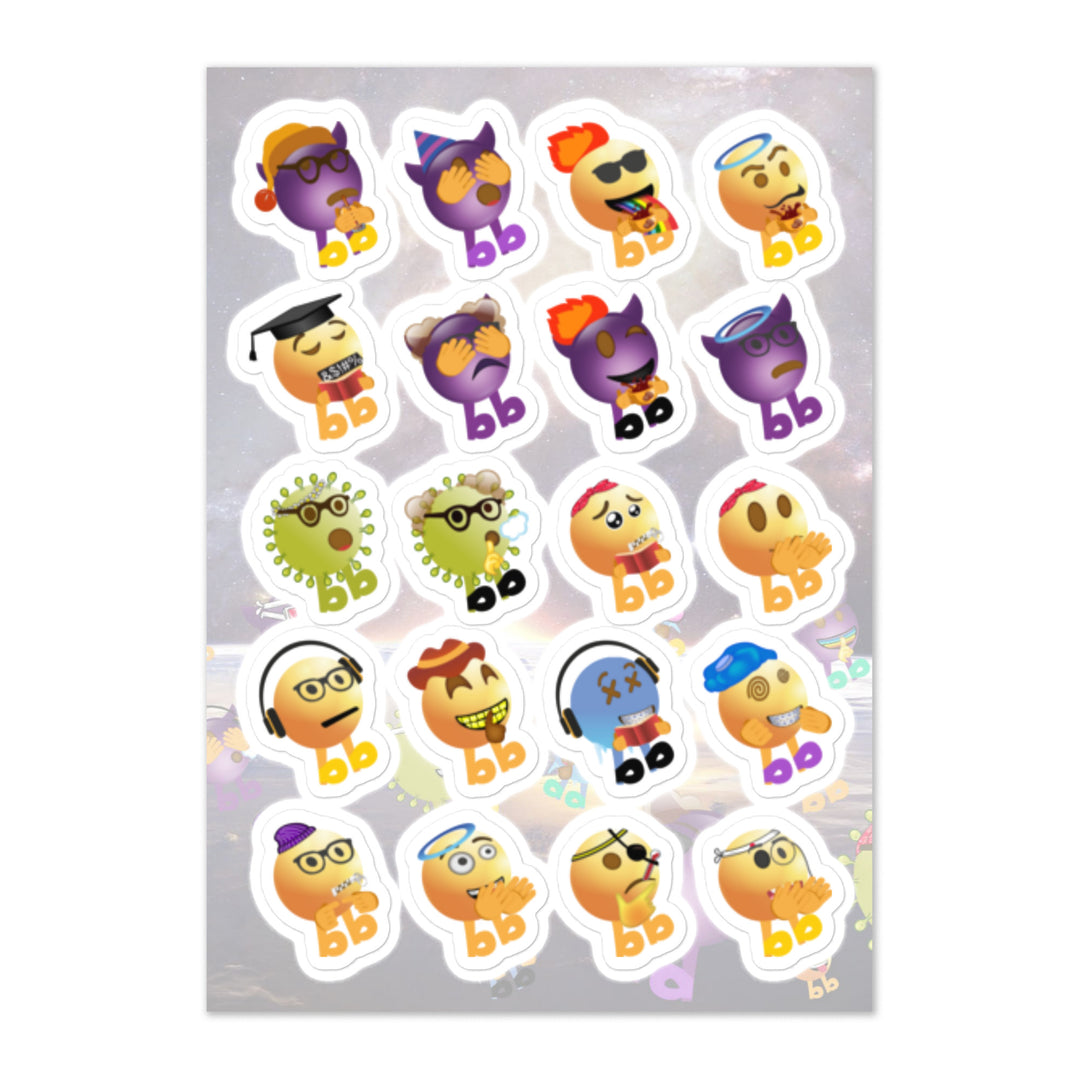 Megabb Buddy Stickers - Emojibb