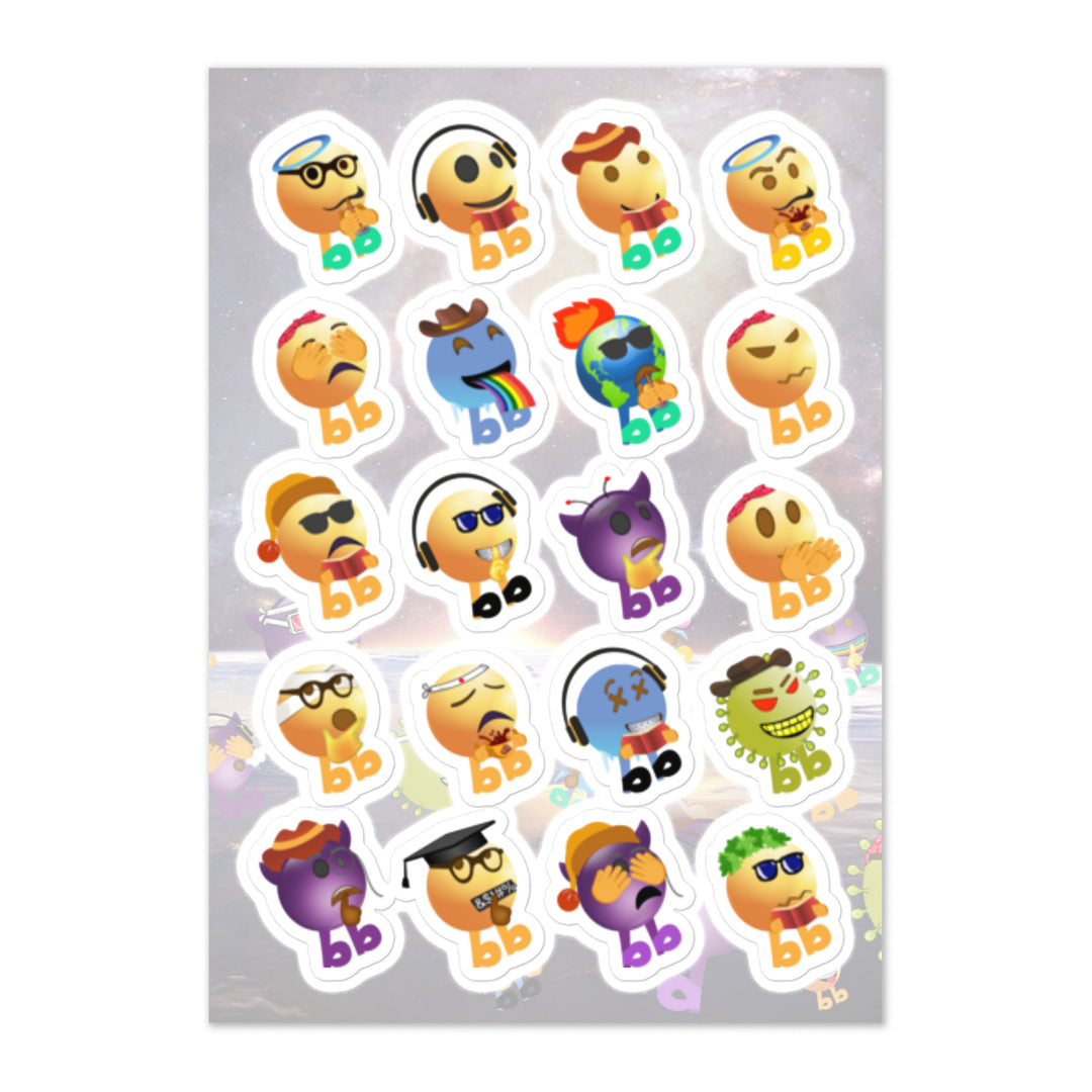 Megabb Buddy Stickers - Emojibb
