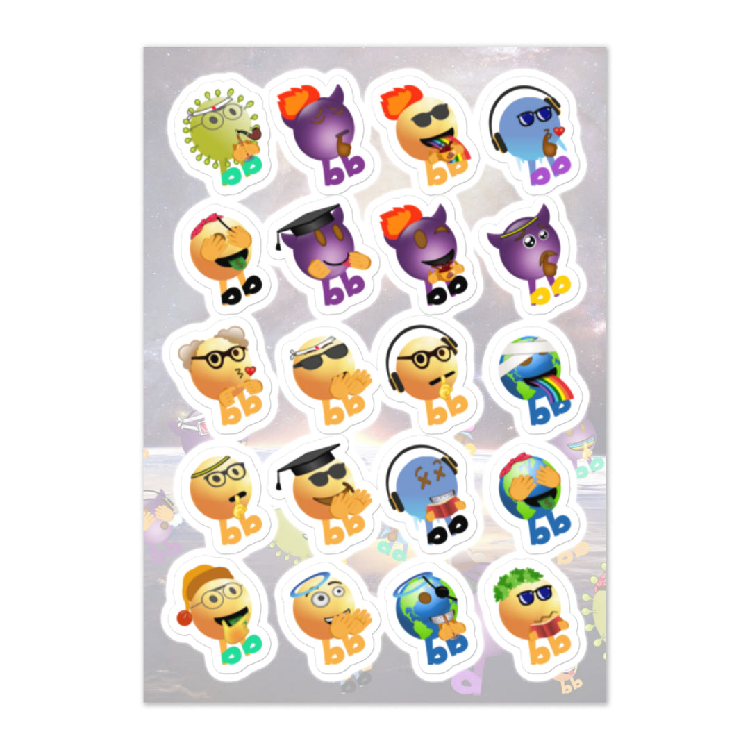 Megabb Buddy Stickers - Emojibb