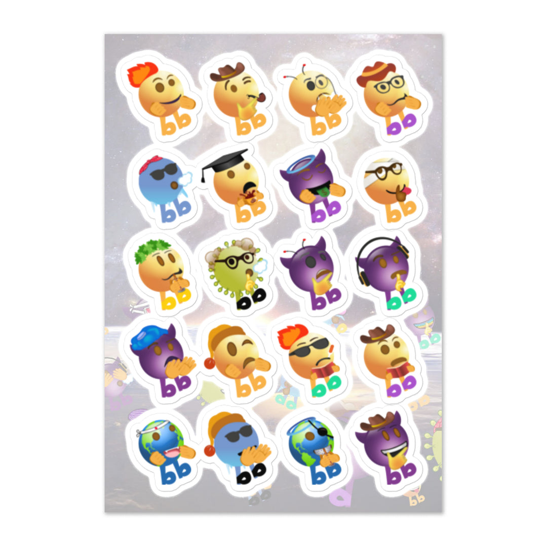 Megabb Buddy Stickers - Emojibb