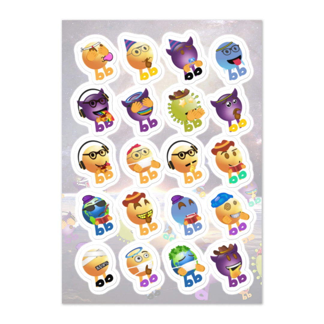 Megabb Buddy Stickers - Emojibb