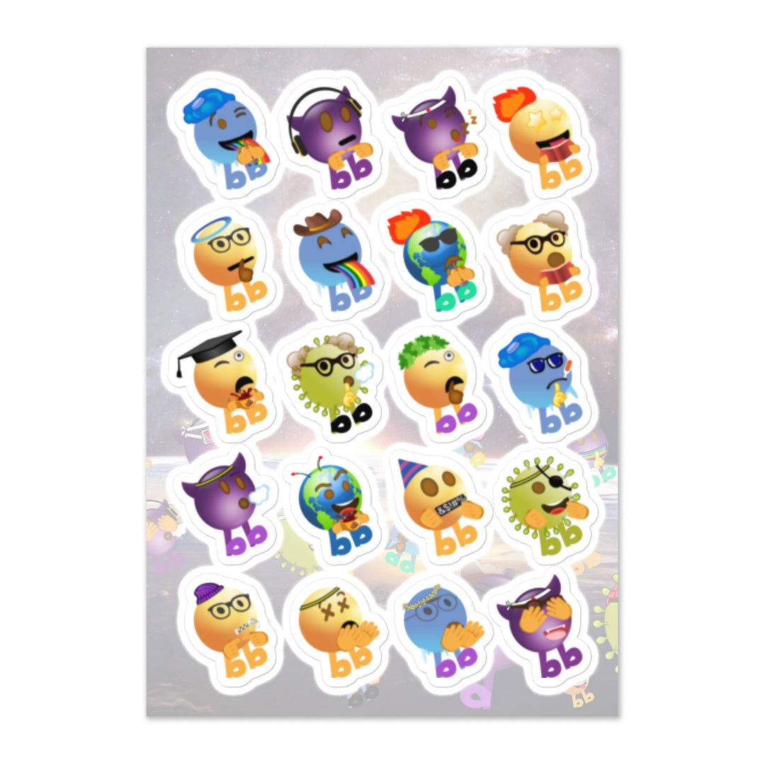 Megabb Buddy Stickers - Emojibb