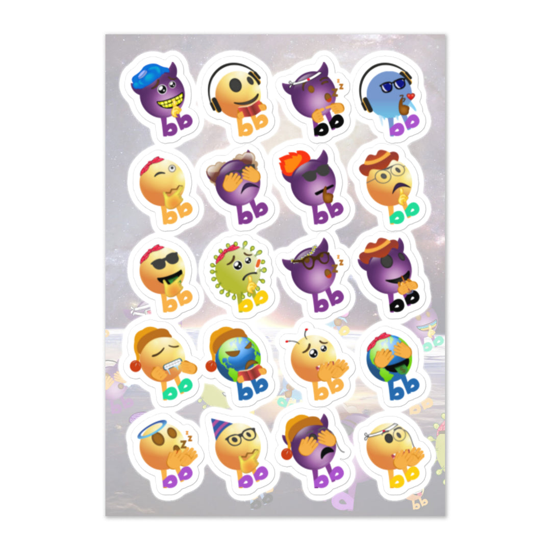 Megabb Buddy Stickers - Emojibb