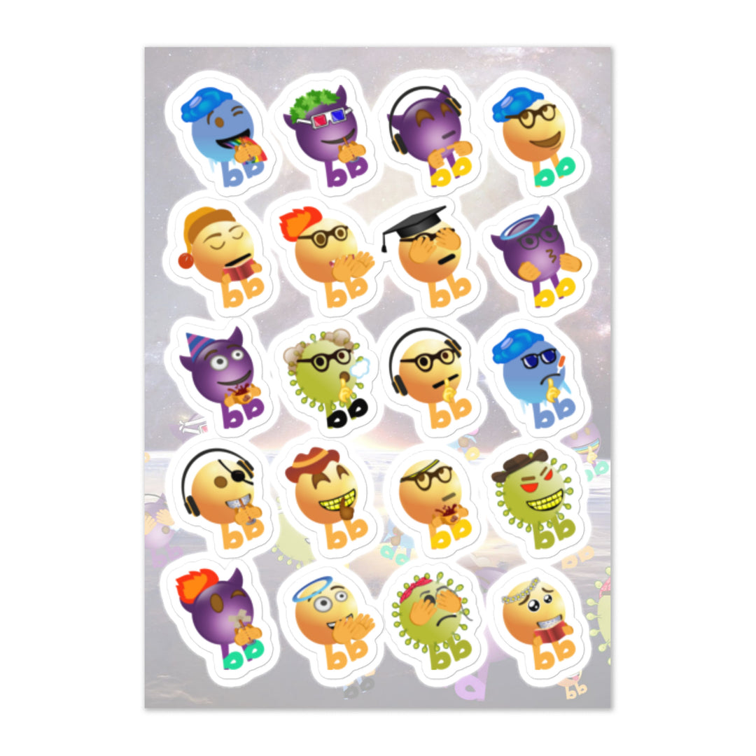 Megabb Buddy Stickers - Emojibb