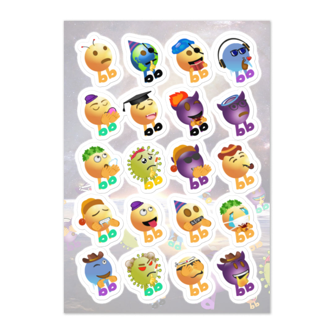 Megabb Buddy Stickers - Emojibb