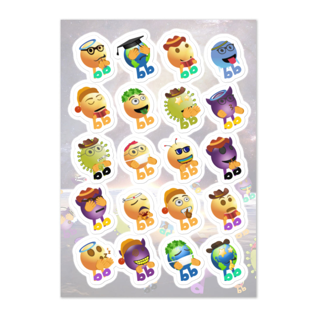 Megabb Buddy Stickers - Emojibb