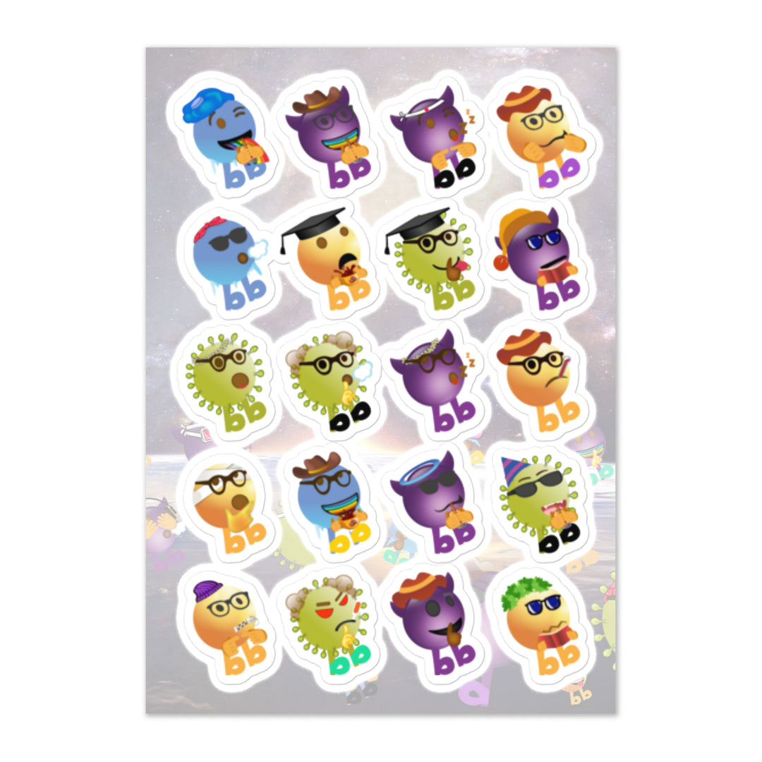 Megabb Buddy Stickers - Emojibb