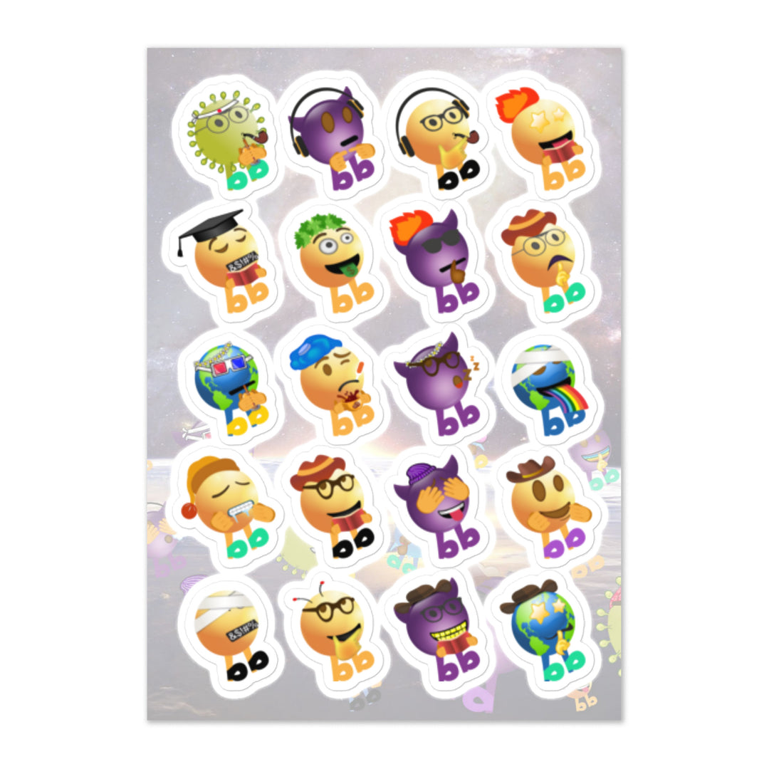 Megabb Buddy Stickers - Emojibb