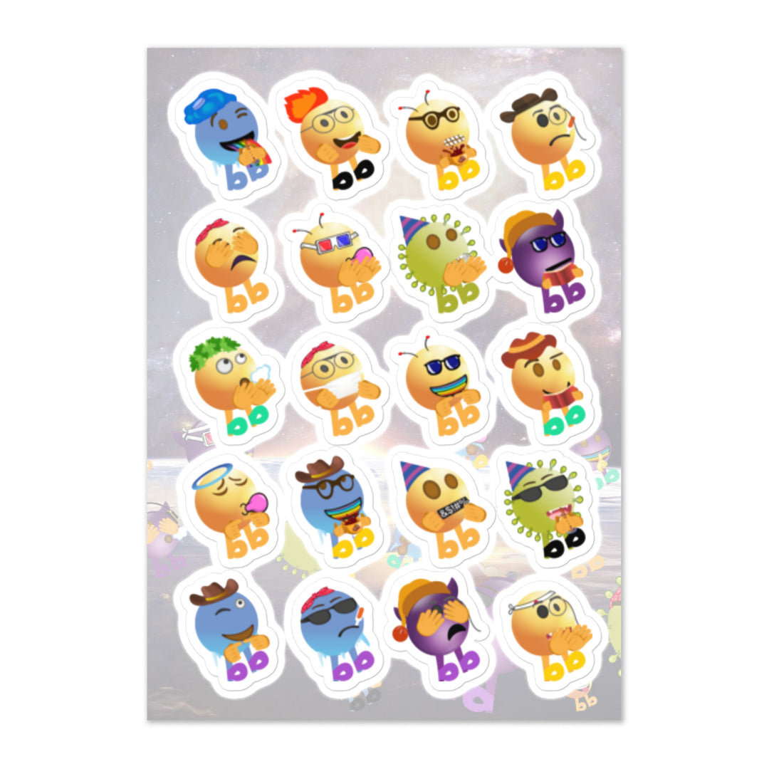Megabb Buddy Stickers - Emojibb