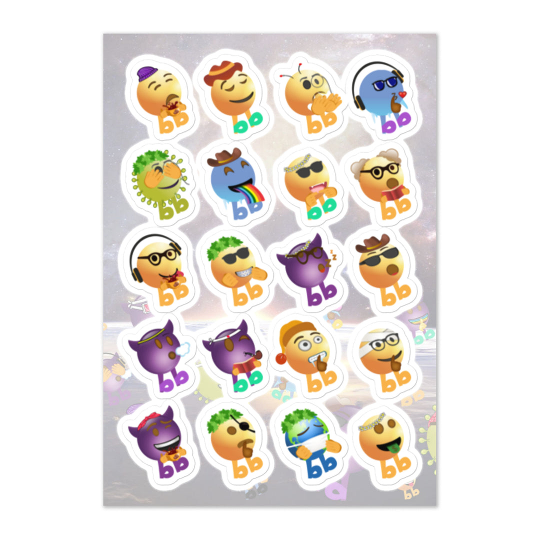 Megabb Buddy Stickers - Emojibb