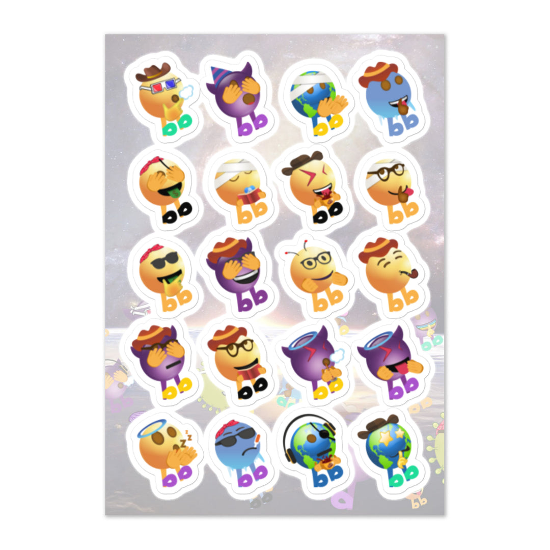 Megabb Buddy Stickers - Emojibb