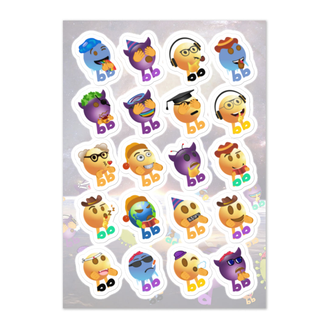 Megabb Buddy Stickers - Emojibb