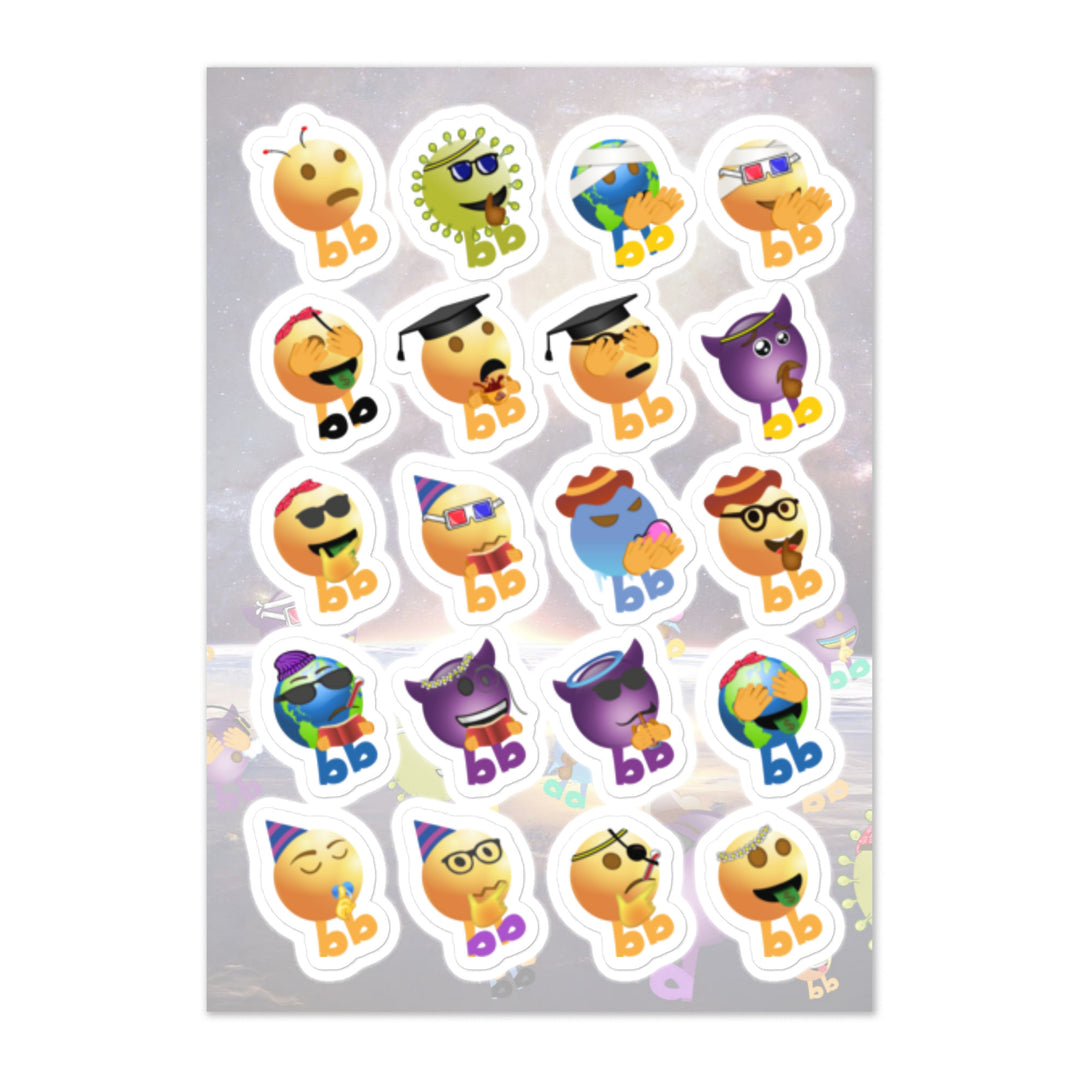 Megabb Buddy Stickers - Emojibb
