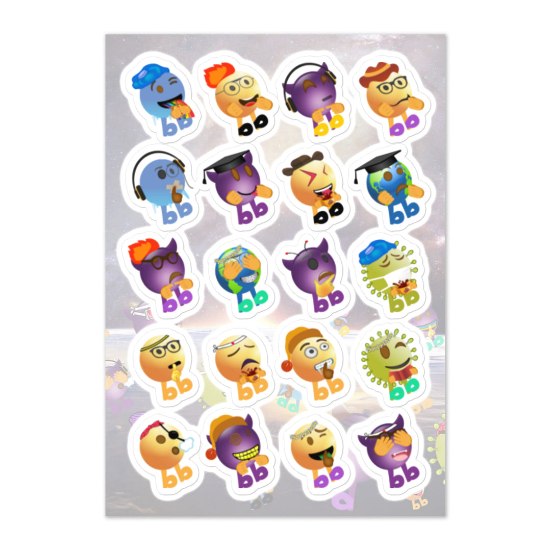 Megabb Buddy Stickers - Emojibb