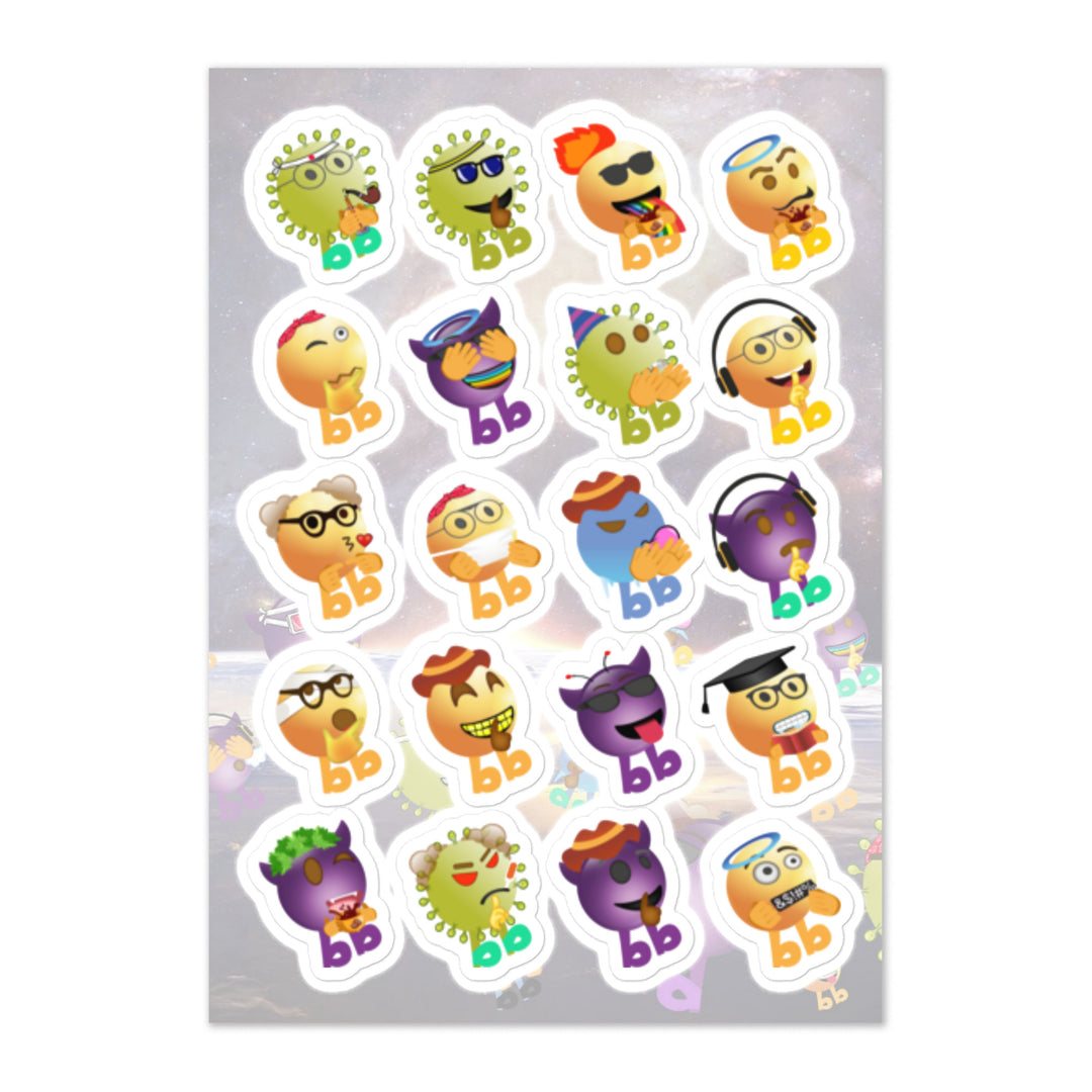 Megabb Buddy Stickers - Emojibb
