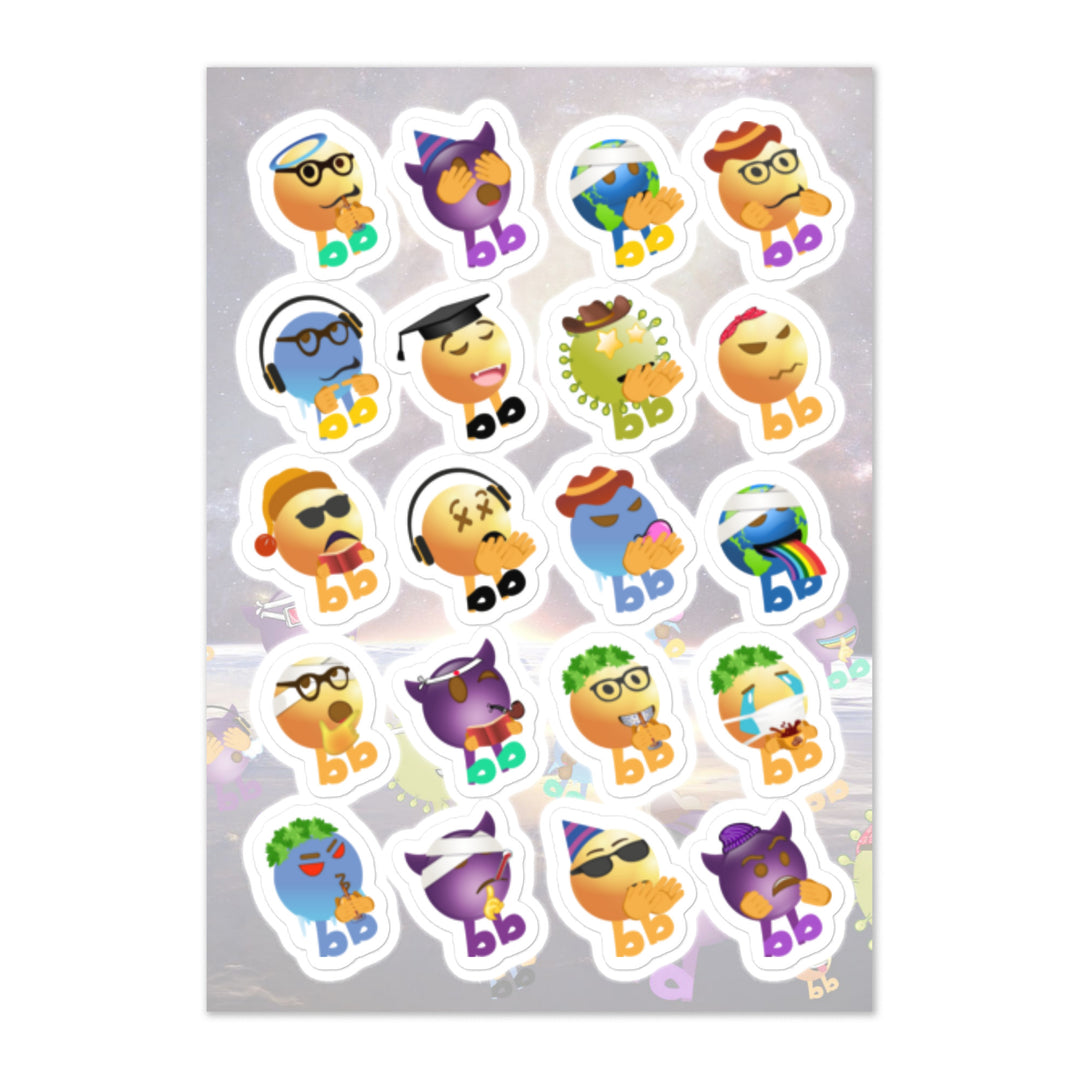 Megabb Buddy Stickers - Emojibb