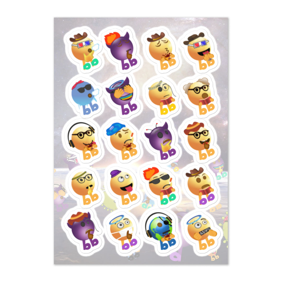 Megabb Buddy Stickers - Emojibb