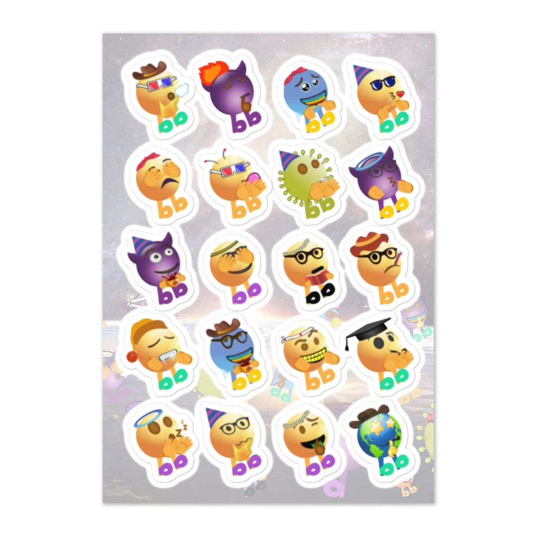 Megabb Buddy Stickers - Emojibb