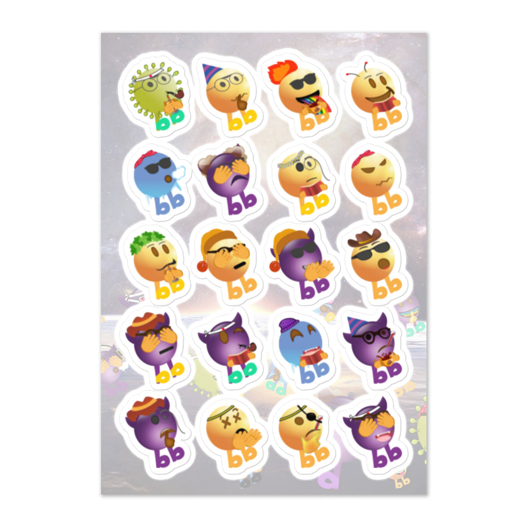 Megabb Buddy Stickers - Emojibb