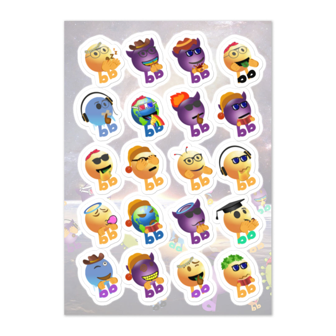 Megabb Buddy Stickers - Emojibb