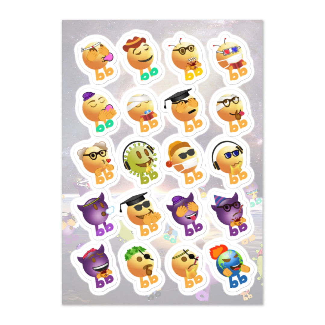 Megabb Buddy Stickers - Emojibb