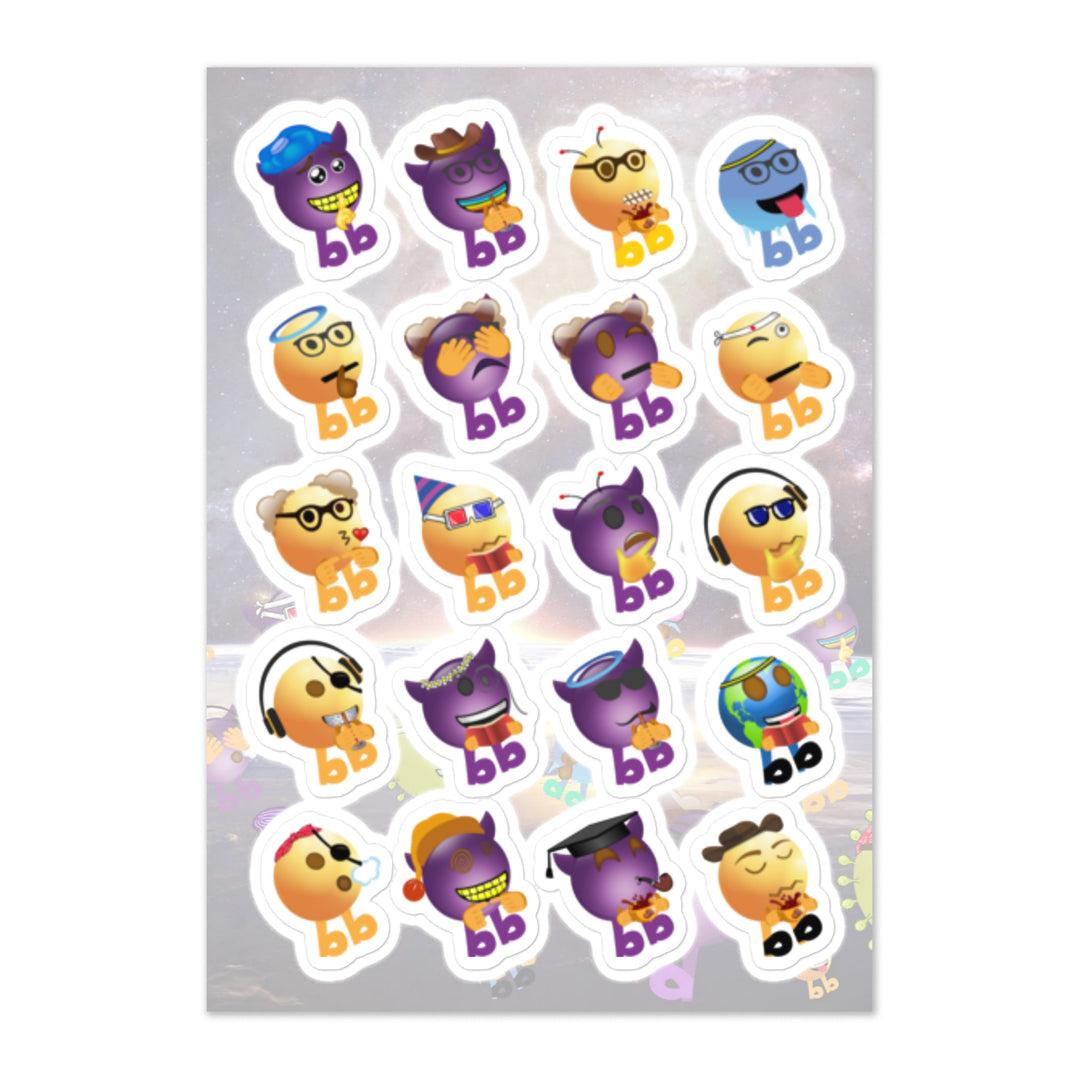 Megabb Buddy Stickers - Emojibb