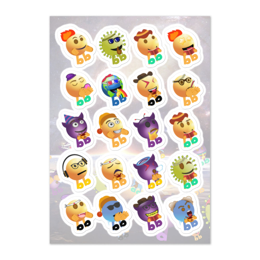 Megabb Buddy Stickers - Emojibb